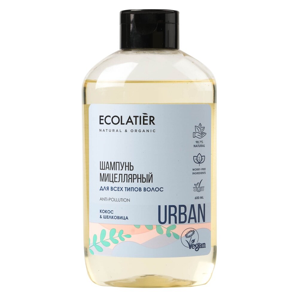 _Ecolatier Urban Мицеллярный шампунь для всех типов волос кокос & шелковица, 600 мл-1.jpg